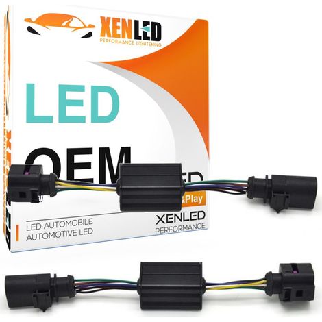 2x adaptateurs feux arrière dynamiques compatibles avec Audi A5 8T 2007-2018 - Conversion semi-dynamique LED