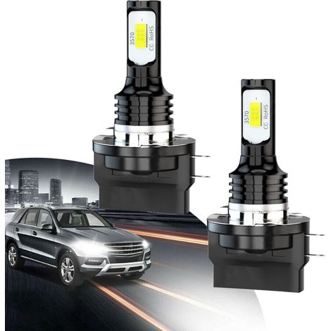 H11B - Ampoules LED Pour Feux Avant Bas - 6000 K - 40000 Lm - 240 W/Set - IP67 - Aluminium - 50000 H - Pour Kia Sportage 2011 À 2016 - Lot De 2 (1/5)