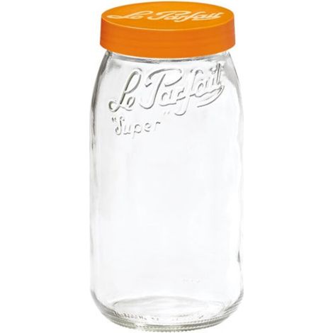 Bocal Le Parfait 3l Orange Stockage Hermétique Et Visible - Le Parfait (1/2)