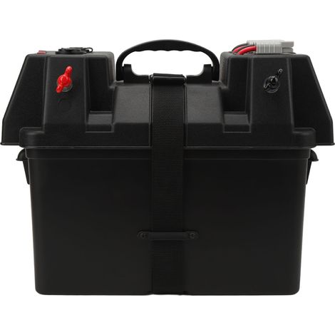 Boîtier de batterie auto portable 5V 1A 2,1A port USB 12V 20A allume-cigare pour camping-car caravane et remorque (1/5)