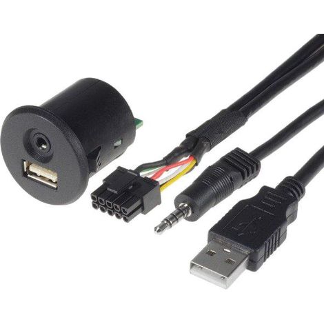 Rallonge USB Jack 3.5mm 4pin 0.9m