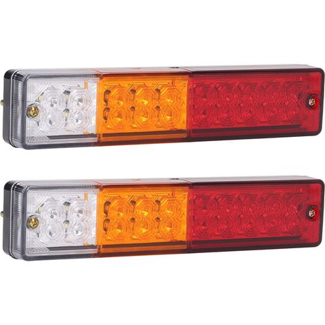2er-Pack 12V 20LED Anhängerbremsleuchten, IP65 wasserdicht, LKW-/Anhänger-Kontrollleuchte (1/5)