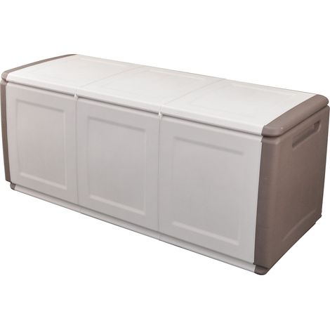 BAULE PORTATUTTO cm 138 x 53 x H 57 - tortora/ecru  - ARTPLAST
