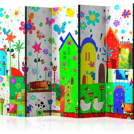 Paravento - Happy Farm II [Room Dividers] - 225x172 (1/4)