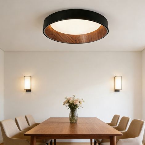Plafonnier Rond LED 40cm 4000K - Éclairage Intérieur Moderne: Chambre, Salon, Balcon, Couloir - Économique (1/5)