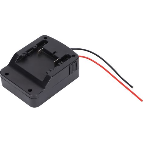 Adaptateur secteur sans fil coulissant pour batterie au lithium METABO 18V, format compact.