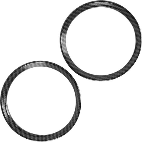 Lot de 2 caches porte-gobelets motif fibre de carbone anti-rayures pour Cooper R54 R55 R56 R60 (1/5)