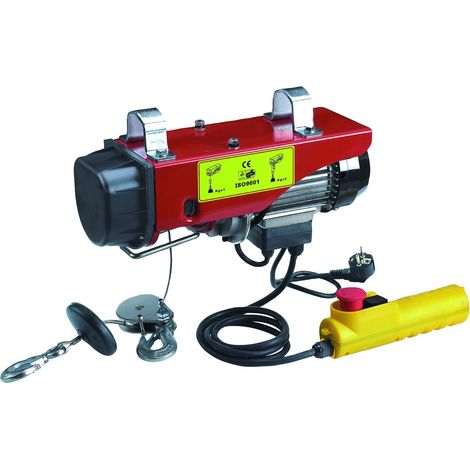 Palan électrique à câble 230V 100/200kg câble 12m