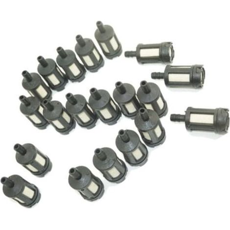 20 Stück Benzintankfilter für 2 mm, 2,5 mm, 3 mm Freischneider, Heckenschere, Motor, Kettensäge, Rasenmäher, Gartengeräte - (1/5)