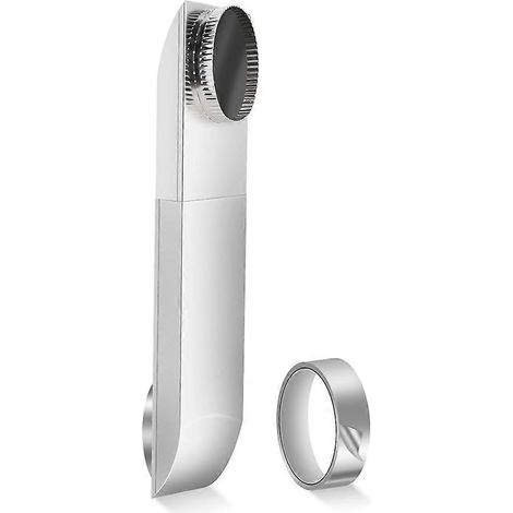 Periscope conduit de sèche-linge kit réglable Telescoping 4 Inch acier inoxydable basse Profile Duct (1/5)