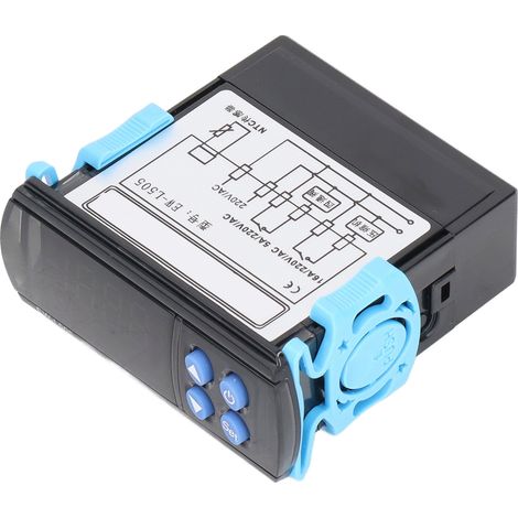 Elektronischer 220-V-Thermostat mit Überhitzungsalarm, Zeitverzögerungsschutz, verzögerter Temperaturregelung und 220-V-Heizungsregler (1/5)