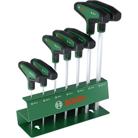 7-teiliges Set mit hexagonalen Schraubendrehern mit T-Griff von BOSCH - 2 bis 10 mm (1/5)