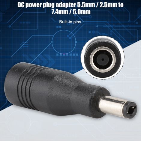 Stück weiblicher Stromanschluss 7,4 x 5,0 x 0,6 mm für DELL/HP auf Lenovo/Asus 5,5-mm-Adapter (1/5)