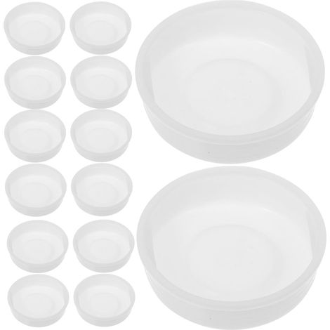 embouts ronds en plastique pour tubes en papier kraft de 40