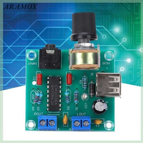 Bardusch-ARAMOX Module de carte d\'amplificateur Module de Carte Amplificateur USB, Circuit de contre la electronique composants (1/4)