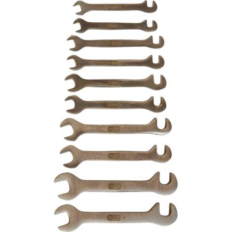 Jeu de clés à fourches BRONZEplus, petit, 10 pcs