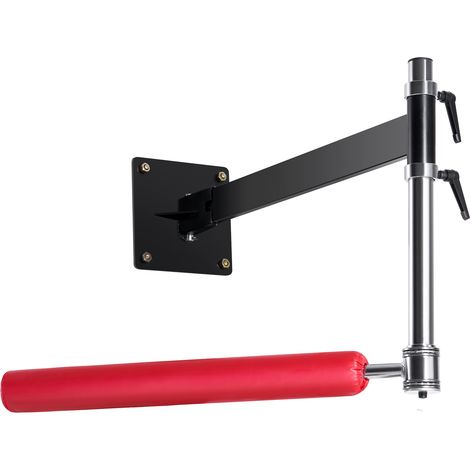 Mophorn Verstellbare Wandhalterung Boxen Spinning Bar mit Handschuhen - Red Reflex Speed Trainer für Kickboxen, MMA, Fitness & Stressabbau Trainingsgeräte