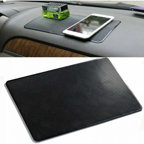 Tapis en PVC Auto antidérapant pour tableau de bord de voiture, 27x15CM, coussin de Gel collant pour support de lunettes de de téléphone, intérieur de voiture,STAR.L (1/5)