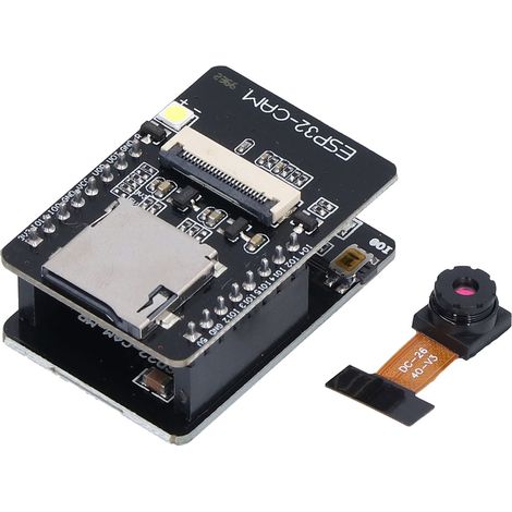 Carte de développement ESP32-CAM WiFi Bluetooth avec module OV2640 OV7670, récepteur, pilote d'alimentation, kit de prototypage IoT, caméra sans fil pour projets électroniques. (1/5)