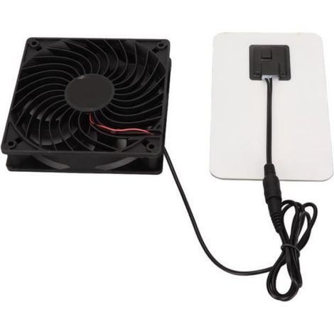 1 Extracteur d'air, 15W, panneau solaire, portable, ventilation, cuisine, serre, poulailler (1/4)