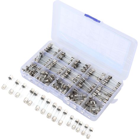 Packung mit 200 Glassicherungen 1-20A 250V 6x30mm 5x20mm, Ersatzteile für Spielzeugautos (1/5)