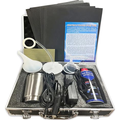 Kit de restauration de phares, application facile, compatibilité polyvalente, Ensemble 4 Boîte à outils (1/2)