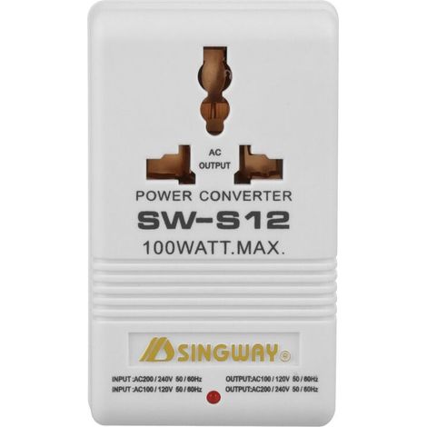Convertidor reductor de voltaje 110V/120V, transformador bidireccional de 220V a 110V (1/3)