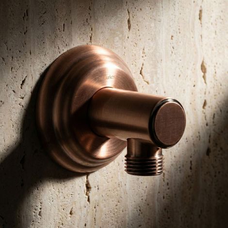 PaulGurkes Coude mural en cuivre Nostalgie en bronze rouge
