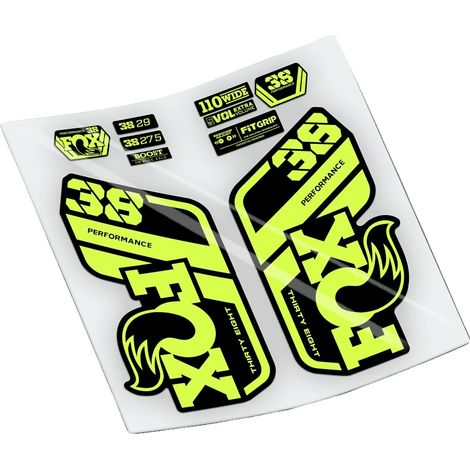 Pegatinas, alta durabilidad, diseños personalizables, amarillo fluorescente. (1/2)