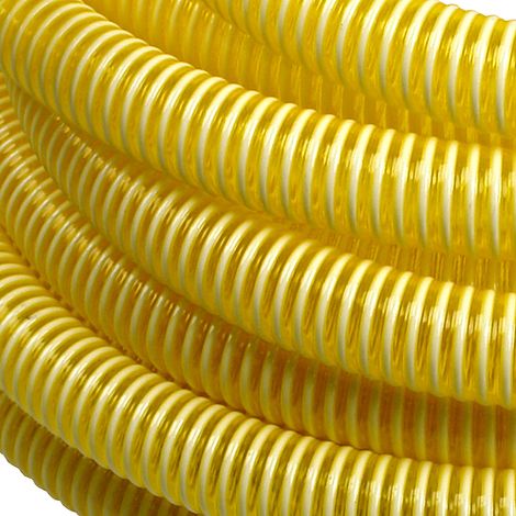 Conduit flexible RS PRO PVC, renforcé Jaune, longueur 10m, rayon de courbure 114mm ( Prix pour 1 )