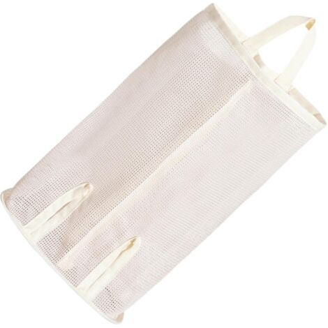 QORVA-Sacs en maille à suspendre de grande capacité pour le stockage des produits, conteneurs en tissu ventilé efficaces pour l'organisation de la cuisine, sac de rangement ventilé de produits