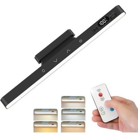 Réveil numérique à double alarme – Volume et luminosité réglables – Écran LED multicolore avec veilleuse – Fonction snooze et sauvegarde de la mémoire – Noir (1/5)