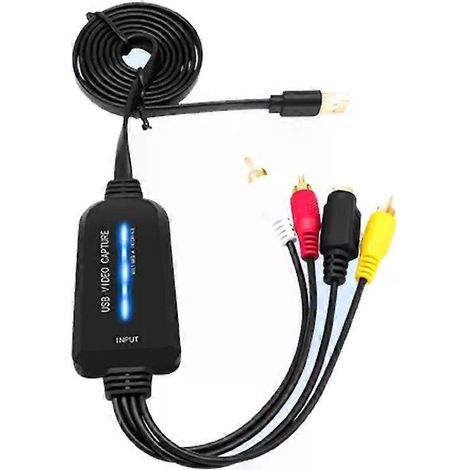 Convertisseur VHS/magnétoscope numérique USB 20 bits compatible 7/8/10-JXLGV (1/4)