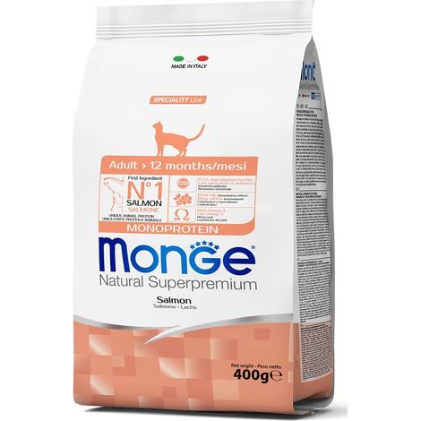 Monge Gatto Superpremium Adult Salmonegr.400