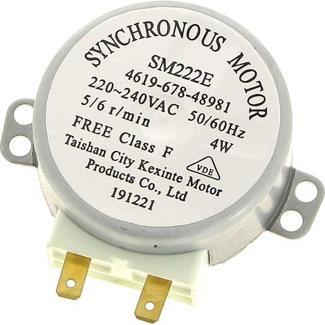 Motore del piatto rotante tyj50-8a7f per microonde whirlpool