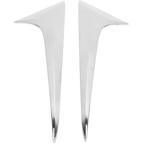 de 2 ailerons latéraux de lunette arrière chromés en ABS (1/5)