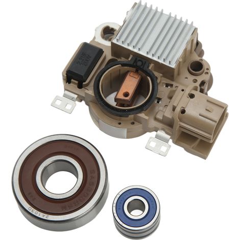 Kit de reconstruction d'alternateur 31150 RNA A01, kit de roulement à balais de carbone de régulateur pour moteurs Civic L4 1.8L R18A1 2006-2011. (1/5)