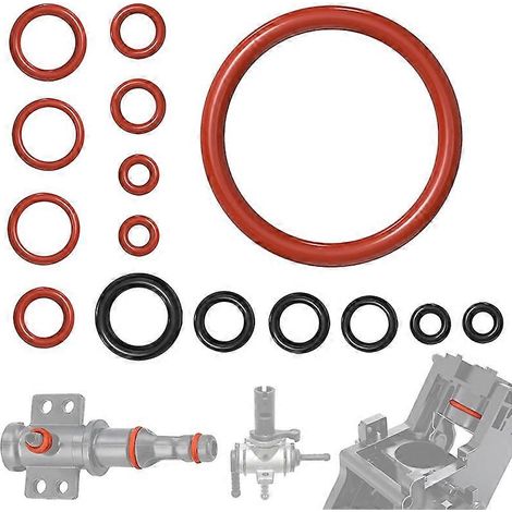 Kit de 15 joints toriques en silicone pour accessoires d'étanchéité de raccord de buse de tête d'infusion de machine à café Saeco (1/4)