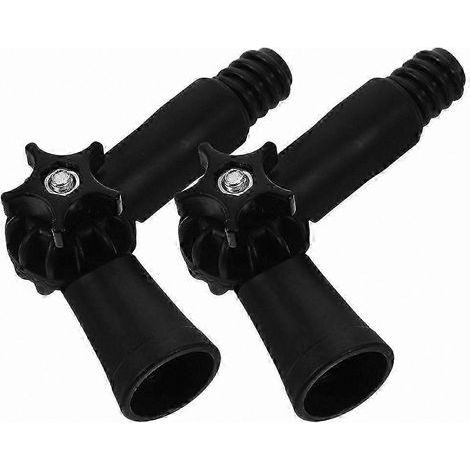 Adaptateur d'angle universel pour manche à balai, embout à charnière pour brosse de nettoyage de vitres avec raccord fileté standard (1/4)