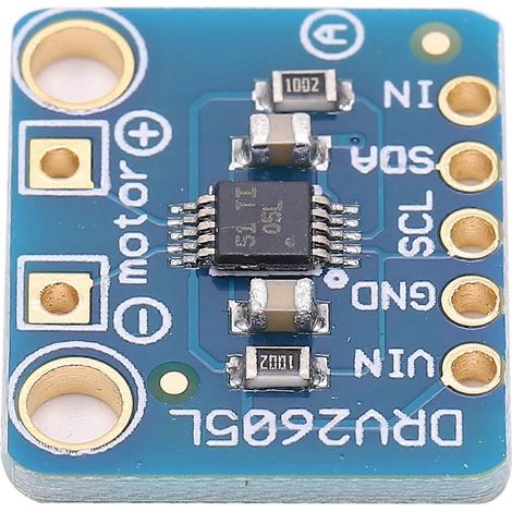 Module de commande de moteur DRV2605L, carte contrôleur 18x17x2 mm pour vibration haptique.