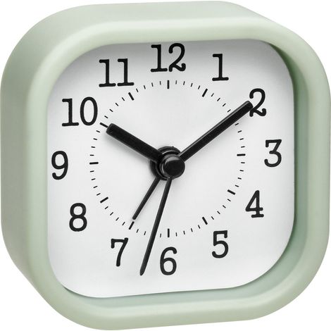 TFA Dostmann 60.1035.04 Quarz Wecker Pastell-Grün Alarmzeiten 1 (1/2)