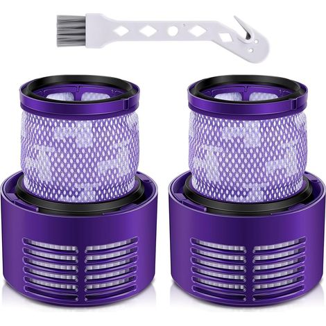 Filter für Dyson V10 – 2er-Pack – Waschbar und wiederverwendbar – Feinfiltration – Für V10, Absolute Animal, Total Clean und SV12 (1/5)