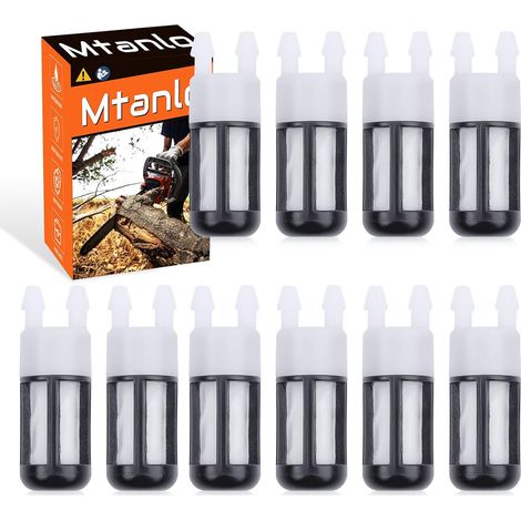 Filtre à carburant à double port pour souffleur de feuilles Stihl BR600 BR550 BR500 pièce 4282 007 3600, 10 filtres à carburant à double port (1/5)