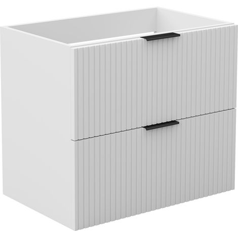 Badmöbel Schubladen Unterschrank Waschtisch onhe Waschbecken 60cm