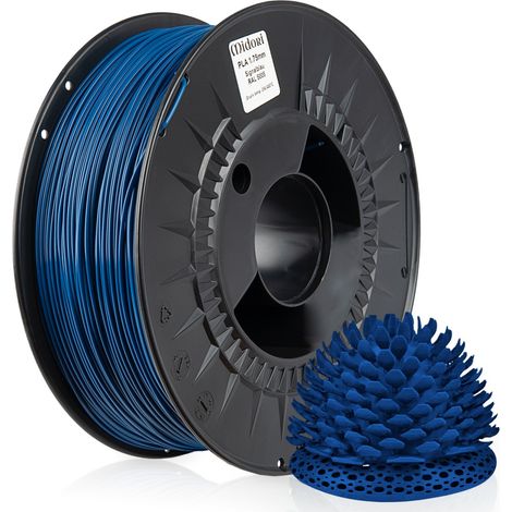 2 x MIDORI® 3D Drucker 1,75mm PLA Filament 1kg Spule Rolle Premium Signalblau RAL5005 (1/5)