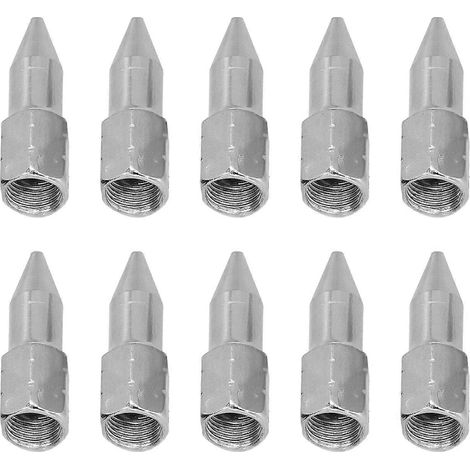 10 buses de pistolet à graisse, pointues, manuelles, durables, résistantes à l'usure et à la rouille, accessoires pour pistolet à graisse Ma