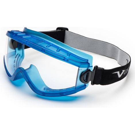 Lunettes-masque de protection Univet 619 PC, Incolore anti-buée, anti-rayures, Protection UV ( Prix pour 1 )