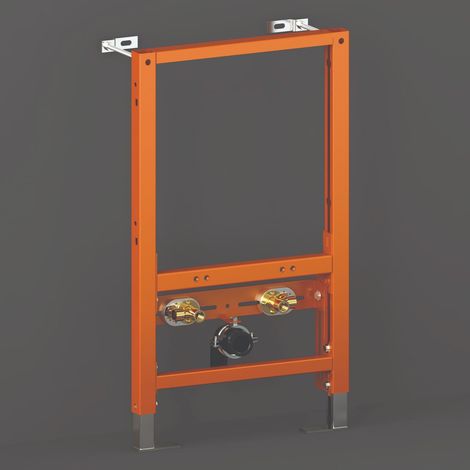 RAK Ecofix Concealed Bidet Support Frame with Adjustable Fittings 820mm High - Orange (1/2)