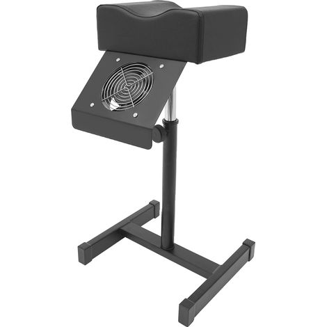 Sgabello per pedicure, struttura resistente, comfort ergonomico, nero. (1/2)