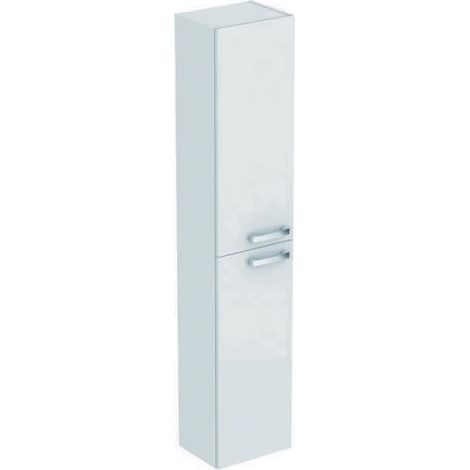 Puerta inferior EUROVIT lacada en blanco brillante para armario alto, con bisagra, para E3243 IDEAL STANDARD